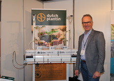 Wim Roosen of Dutch Plantin participates in the fair, as a partner of Tomato World. Good to see you again Wim!