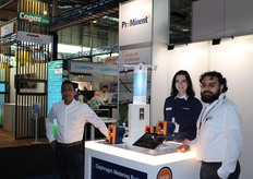 Duncan Anthonio, Tatjana Brandl and Jassi Singh of ProMinent.