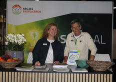 Enthusiastically, the Kas als Energiebron stand is populated by Annelies Kerkhof and Jos van Kester of Glastuinbouw Nederland.