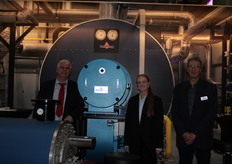 It was almost getting dark but we still managed to capture the Thermeta team, Frank van Leijen and Oriana with her father Elbert de Gelder