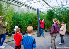 Nice those plants, but who can build the tallest tower with empty pots? It was guaranteed fun for young and old alike.