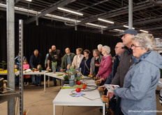 At GreenBalanz, Yuverta created a veritable flower auction