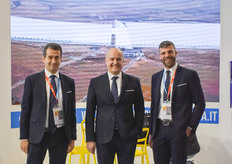 The Lucchini Idromeccanica team: Vittorio Genuardi, Massimo Lucchini and Mateo Lucchini.