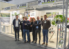 The team of P.TRE was showing the gutter systems they developed for various crops.