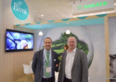 Andrew Dominy and Walter Karbowski of Sakata. Bimi in the spotlights