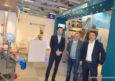 Patrick ten Have, Arie Koppert and Paul Koppert of Koppert Machines