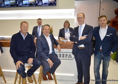 Luuk Runia (Asian Perlite Industries), Ronny van der Heijden, Dick van de Kop, Jeanette de Bruijn, Jaspert Boer and Sander Reukers (Greefa)