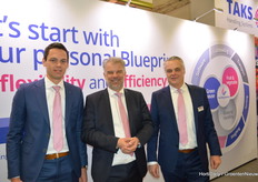 Adriaan van 't Hof, Arie Meeuwisse and Cor Taks of Taks Handling Systems)