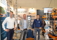 Sander Zuidgeest (Steens Services), Hans Fakkert (Berg Hortimotive) and Nick Groenewegen (Steenks Services)