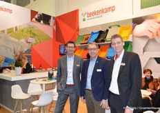 Frank Vriends (Beekenkamp Plants) and Aart Jan Bos and Joost van Ruijven (Beekenkamp Verpakkingen)