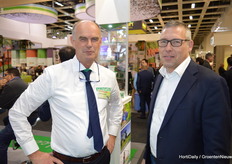 Reitze van het Meer (Ferm o Feed) and Johan van Gelderen (BVB Substrates)