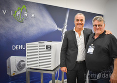 Jay Colasanti with Canadian greenhouse grower LVG Canada visited Vincenzo Russo of Vifra