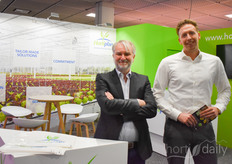 Kurt Cornelissen with Hortiplan was visited by Bas Duijvestijn with Van der Hoeven. Both are very active in the US.