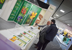 Checking out the Vaighai products…