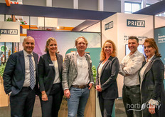 Team Priva present with on the photo Giovanni Angiolini, Hannah Verhage, Norbert Van Der Bilt, José Haaring, Juri Van Es and Petra Rutten.