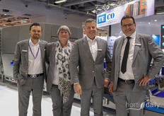 Gregor Lochmann, Jeanette De Bruijn, Dick Verkade and Otto Klop of Greefa