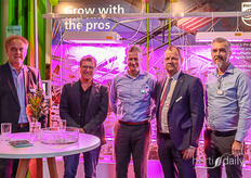 The men from Signify: Henk Noordhoek, Marcel Raats, Udo van Slooten, Wim Steeghs and Maciej Krol