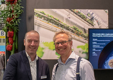 Roeland van Dijk and Arnoud van Boven on top of the Certhon stand
