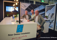 Richard Duijvestijn of Kwekerij Brasil flanked by Jan Vellekoop and Kees Verkade of PDI
