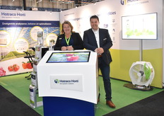 Kristel Roben and Leon Tachen of Hotraco Horti.                             