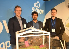 Rutger Vreezen, Javier Lomans and Thijmen Calis of Sigrow.                      
