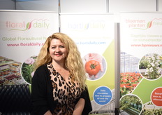 Kateryna Volianska from the Ukraine, also present at the fair for Bucon.                             