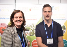 Mariellle Klijn and Thom van Wesel of Cultilene also visited the fair, of course.                 