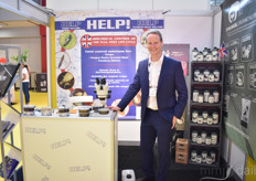 Dr. Russell Sharp of Help was handing out predatory insects for visitors to try at home