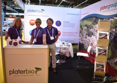 Karen Potter, Nadine Maughan and Bruce Hendon with PlaterBio