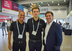 Bert, Cole & Danni Mucci with Mucci Farms visited the show