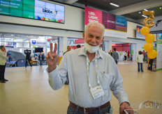 The one and only mr Chaim Edelman with AGAM Greenhouse Energy Systems