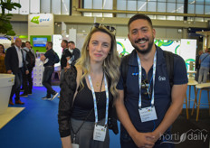 Sofia Zografou & Konstantinos Tsonakis with INA Plastics touring the show.