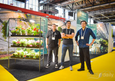The Kroptek team shows their vertical farming & Greenhouse solutions