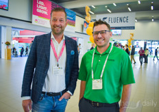 Justin Schoemaker with Infinite Acres & Luke Getto with VoltServer.