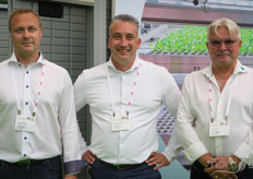 Jacob Sorensen, Xander van de Zande and Bo Jørgensen, Danish-Dutch partners in international horticulture market.