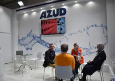 Good conversations in the booth of Azud with Borja Gonzalez Herrarte who is responsable for the Middle East region