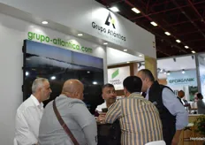 It was busy at the booth of Grupo Atlantica