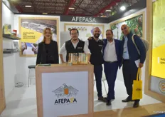 The team of Afepasa with their happy customors