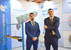 Antonia Garcia and Alberto Espinosa with Hydroponic Systems International