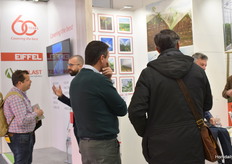 It was busy at the booth of Eifel