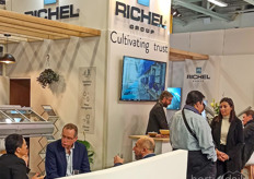 Ongoing conversations at the Richel Group booth