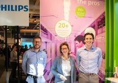 Tom Könisser, Ellis Janssen and Jarno Mooren with Signify focusing on vertical farming mainly