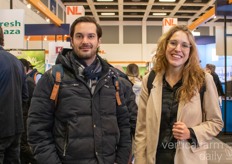 Mario Gatineau and Careen Bauer with Potager Farms. Their farm is expected to start production in mid-2023. 