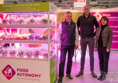 Zoltan Seijpes, Keith Thomas and Anita Zelnik with Food Autonomy. The team gave away that they will be launching a new vertical farming project in the Czech Republic soon! 