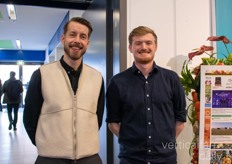 Endre Harnes (Avisomo) and Jack Farmer (LettUs Grow) made sure to strike a pose together