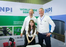 NPI Water Storage has been participating since the start of Hortex. Vietnam is an important market for the company. On the photo are Mathijs Kemperking and Arjen van Dijk. Suzy is the local translator.