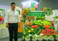 Dong Xanh Farm grows fruits like dragon fruit, mango and pomelos.