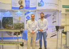 Fued Alle and his son Fued Alle with Hydroponic Systems