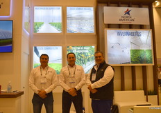 Miguel Castro, Ricardo Zazueta and Ruben Cubedo with North American who build 90% of their greenhouses in Mexico