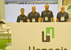 Adrian Faria, Maxime Gauthier, Geoffrey Gomis and Abdre Payment with Harnois